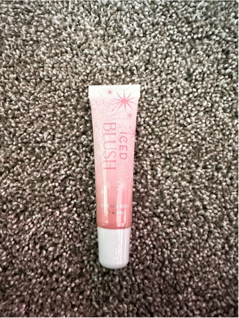 Bath and Bodyworks Iced Blush lip gloss
